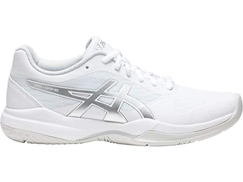 ASICS Women's Gel-Game 7 Tennis Shoes, 7.5M, White/Silver