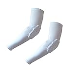 Morris 1 Pair / 2 Pcs Honeycomb Pad Crashproof Cycling Basketball Arm Guard Sleeve Elbow Support