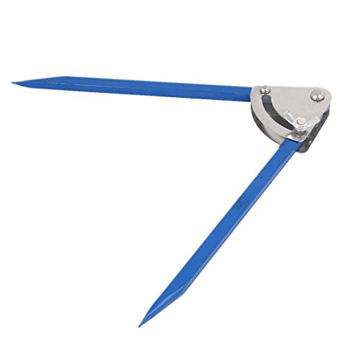 uxcell 8 Inch Metalworking Marking Alloy Divider Caliper Tool Blue