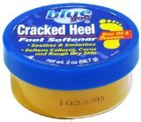 Blue Goo Cracked Heel Skin Softener Emu Oil Soothes Cracked Heels Softens Calluses Corns and Rough Dry Skin .5 Oz (Pack of 3)