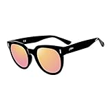 MIRA MR-840-PK Purple Midnight Sunglasses - Polarized Lenses with 100% UVA and UVB Outdoor Protection - Comfortable Aviator Square Design - Includes Soft Carrying Bag