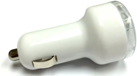 Allnet Dual USB Car Charger, white
