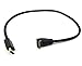 Poyiccot HDMI 2.0 Male to Male Cable 90 Degree, 2 Feet / 60cm HDMI Male to Male Downward Angle Cable 60Hz, 4K * 2K Gold Plated High Speed (M/M Down)