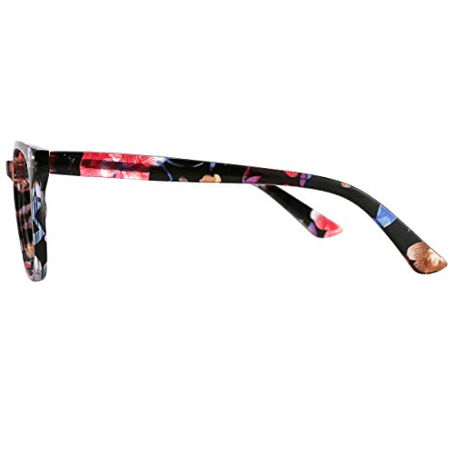 Slocyclub Vintage Nerd Square Eyeglasses Frame Keyhole Design Non Prescription Lens Glasses for Women Men - Thumbnail 3
