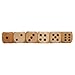 WE Games Wooden Dice with Rounded Corners - 100 Bulk Pack