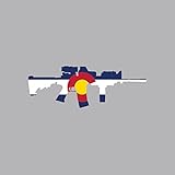 Colorado State Shape AR15 Sticker FA Graphix Vinyl Decal AR-15 M16 M-16 CO