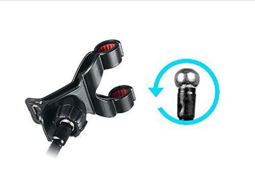 LU2000 Smartphone Holder Bracket, Universal Mobile Phone Clip Stand Bracket, Rotating Mounts with Professional Sound Chipset for PC Karaoke, YouTube, Gaming Recording