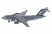 Boeing C-17 Globemaster Pullback Plane, Gray - Daron TM9020 - Diecast Model Military Vehicle