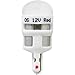 SYLVANIA - 194 T10 W5W ZEVO LED Red Bulb - Bright LED Bulb, Ideal for Interior Lighting (Contains 1 Bulb)