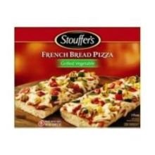 Stouffers French Bread Grilled Vegetable Pizza, 11.625 Ounce -- 10 per case.