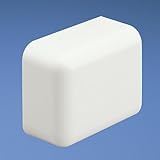 Panduit ECF5WH-E End Cap Fitting for LD5 Raceway, ABS, White, Pack of 20