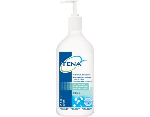 TENA Body Wash & Shampoo 16.9 fl. Oz. 10/Case