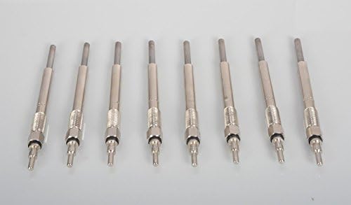 Glow Plug for Powerstroke ZD-12, 3C3Z-12A342-AA SET of 8 Double Filament 6.0L