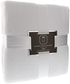 Firefly Collection 90” x 108" (King) Ultra Plush Luxury Throw Blanket- Super Soft, Cozy, and Warm-Perfect for any season- White