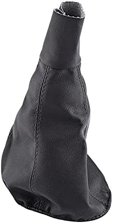 Fydun Gear Shift Stick Cover, Gear Lever Sleeve Car Gear Shift Knob Car Gear Shift Stick Gaiter Boot PU Leather Dust Cover Black Boot Cover Replacement for Skoda Felicia: Automotive