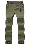 Postropaky Mens Hiking Quick Dry Lightweight Stretch Pants Outdoor Fishing Travel Climbing Trousers