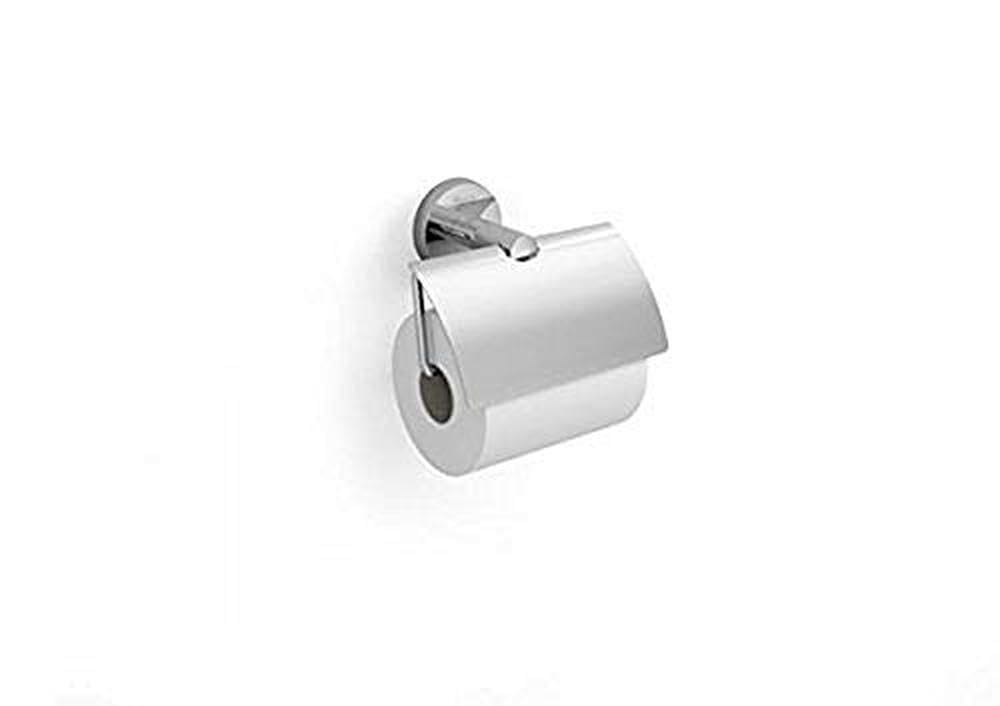 Roca Twin a81671300Toilet Roll Holder with Lid Chrome