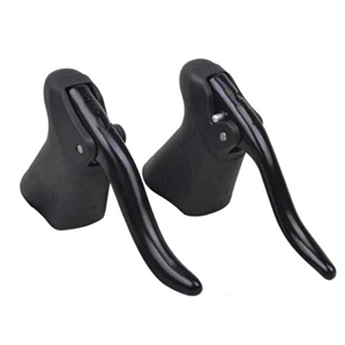 Rurah 1 Pair Aluminum Alloy Road Bicycle Brake Levers Mountain Bike Bicycle Handlebar Bent Bar Handles Cycling Accessories Parts