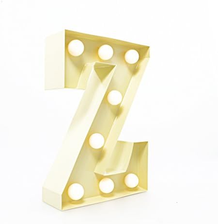 Carnival Letter Lights Vanilla - Z
