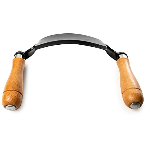 Carmyra Felled Draw Shave Knife 8in Curved Draw Knife Curved Draw