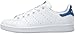 adidas Originals Boys' Stan Smith J Shoe, White/White/Equipment Blue, 4.5 Medium US Big Kid