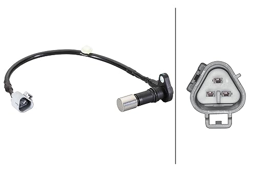 HELLA 6PU 013 122-771 Generatore di impulsi, Albero a gomiti, 3a... poli, Cavo 345mm, con anello tenuta