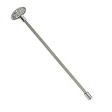 Skyflame Universal Gas Valve Key Fits 1/4” and 5/16” Gas Valve Stems, for Fire Pit and Fireplace, Polished Chrome - 12 Inches