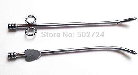 Prince Albert Wand Stainless Steel Female Urethral Catheter Sound Plug Adult Sex Toys JDM40310/JDM40320