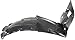 Crash Parts Plus Front Passenger Side Right Splash Shield Fender Liner for 2003-2007 Infiniti G35