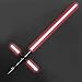 YDD GENIUS Lightsaber Star Wars Kylo Ren Crossguard Saber Led Red Force FX Light Saber for Adult and Kids, Metal Hilt ...