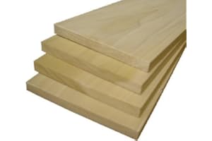 WOODCHUCKS WOOD 4 Pack of Poplar Each at 3/4" x 2" x 12"