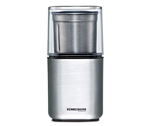 ROMMELSBACHER Gewürz und Kaffee Mühle EGK 200 - 2 Edelstahlbehälter mit Schlagmesser & Spezialmesser, Füllmenge 70 g… – Bild 5
