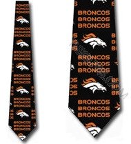 DENVER BRONCOS NeckTies NFL Football Neck Ties