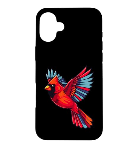 Red Cardinal Bird Lover Gift for Women Men Kids Boys Girls Case for iPhone 16 P…