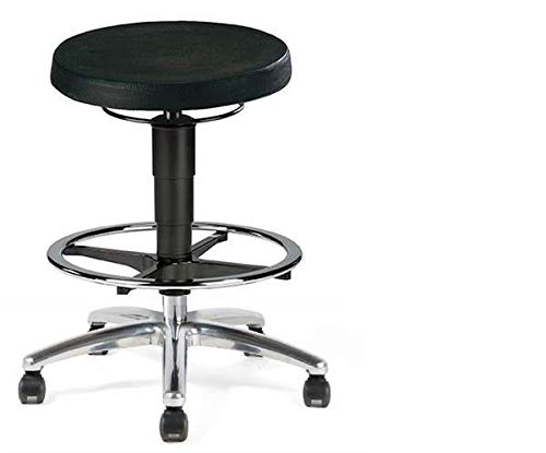 Camlab 1198312 Hyad 2 High Lab Stool with Castors and PUR Seat