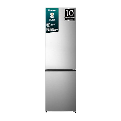 Hisense RB440N4ACC Kühl- Gefrierkombination/Total NoFrost/Multiflow 360°/ Flaschenhalter/Holiday Mode/FreshZone/ 336L(178+78)/ Essential/BxHxT: 59,5×2