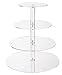 4 Tiers Round Cupcake Stands- Acrylic Glass Round Cupcake Stand- Cupcake Stand- Dessert Stand