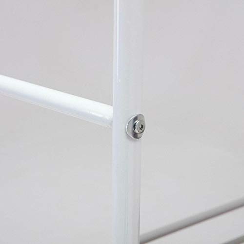 White Metаl Twin Over Twin Bunk Beds Frame Kids Teens Ladder Loft Bedroom Furniture Dorm