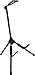 Ultimate Support ULTIMATE Genesis Series Guitar Stand with Locking Legs (13711)