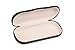Hard Metal Bodied Eyeglass Case for Medium Frames in Matte Finish in Brown