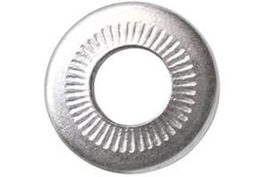 BEL-METRIC (50pcs) BelMetric M5 Stainlesss Steel Belleville Ribbed"Rip-Lock" Conical Spring Lock Washer WB5SS