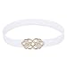 Women's Wide Hook Stretch Elastic Waist Belt Waistband S T010410-2