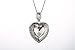 GAEA H - Heart Present Series Elegant Heart Pendant Necklace Crystals from Swarovski GHJN095LAN