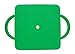 Get Out! Plastic Scooter Board in Green, Wide Handles, 12” x 12” Inches – Gym Class Manual Scooter Board for Kids