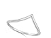 CHOOSE YOUR COLOR Sterling Silver Pointed Chevron Ring