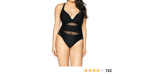 Curvy Kate Women S Sheer Class Plunge Swimsuit Black 32f At Amazon Women S Clothing Store Curvy Kate Women S Sheer Class Plunge Swimsuit Black 32f At Amazon Women S Clothing Store