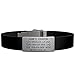 ROAD iD Elite Medical Alert Bracelet for Men and Women - Trim-to-Fit Customized Silicone Bracelets for Identification & Medical Information for Athletes and Travelers - Engraved Official ID Wristband