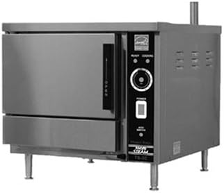 Market Forge TS-5E Electric Countertop TURBO-STEAM Convection Boilerless Steamer with (1) Compartment & (5) 12" x 20" Pan Capacity