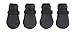 Ultra Paws Rugged Dog Boots & Paw Protectors for Small, Medium and Large Dogs Black (Size 6)