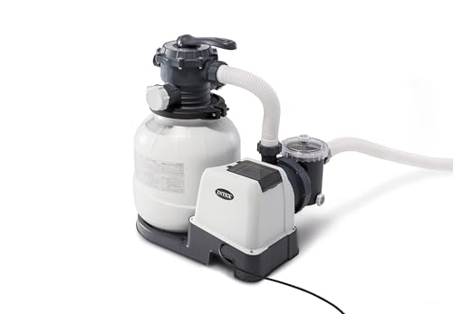 Intex 26648 Krystal Clear sand filter installation, 8 m³, for swimming pools up to 36,000 l